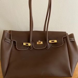 Vintage Birkin style purse  - Made in Italy